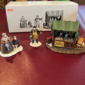 🎄 Department 56 Heritage Village, poultry market ￼
